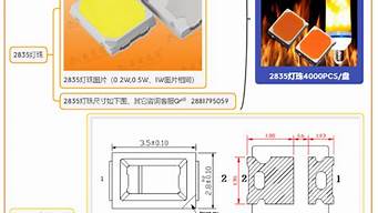 2835灯珠封装尺寸 2835led贴片灯珠