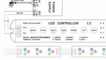 rgb带控制 灯珠接线方法 rgb灯珠控制电路